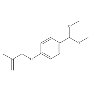 1-(Dimethoxymethyl)-4-[(2-methylprop-2-en-1-yl)oxy]benzene Structure