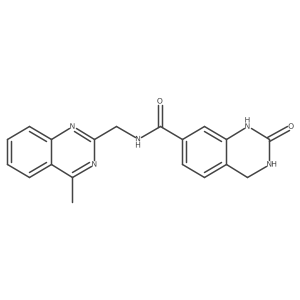 N-[(4-Methylquinazolin-2-yl)methyl]-2-oxo-3,4-dihydro-1H-quinazoline-7-carboxamide Structure