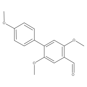 2,4',5-Trimethoxy-[1,1'-biphenyl]-4-carbaldehyde Structure