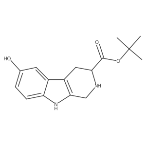 tert-butyl 6-hydroxy-1H,2H,3H,4H,9H-pyrido[3,4-b]indole-3-carboxylate结构式