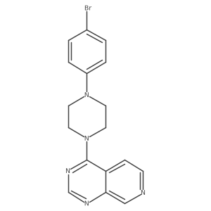 1-(4-Bromophenyl)-4-{pyrido[3,4-d]pyrimidin-4-yl}piperazine Structure