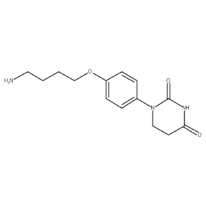 1-[4-(4-Aminobutoxy)phenyl]hexahydropyrimidine-2,4-dione Structure