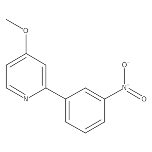 3-(4-Methoxypyridin-2-yl)-nitrobenzene Structure