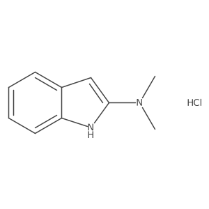 N,N-dimethyl-1H-indol-2-amine hydrochloride Structure