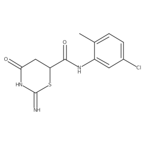 4H-1,3-Thiazine-6-carboxamide, 2-amino-N-(5-chloro-2-methylphenyl)-5,6-dihydro-4-oxo- Structure