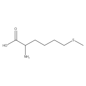 (S)-2-Amino-6-(methylthio)hexanoic acid Structure