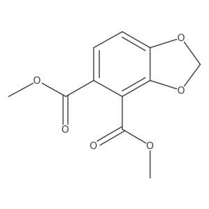 Benzo[1,3]dioxole-4,5-dicarboxylic acid dimethyl ester Structure