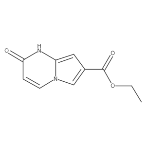Ethyl 2-oxo-1,2-dihydropyrrolo[1,2-a]pyrimidine-7-carboxylate Structure