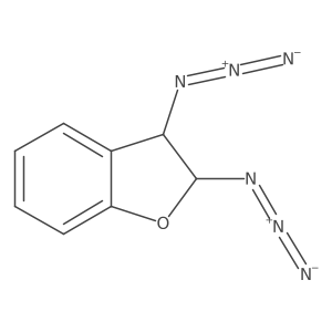 (2R,3R)-2,3-Diazido-2,3-dihydro-1-benzofuran结构式