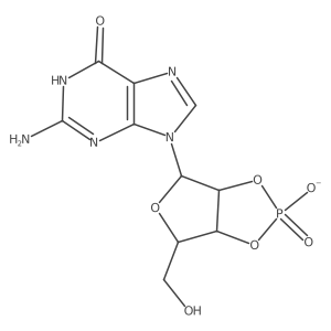 2',3'-cyclic GMP(1-)结构式
