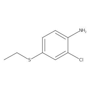 2-Chloro-4-(ethylthio)benzenamine结构式