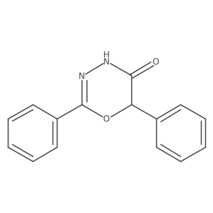 (6S)-2,6-Diphenyl-4H-1,3,4-oxadiazin-5(6H)-one Structure