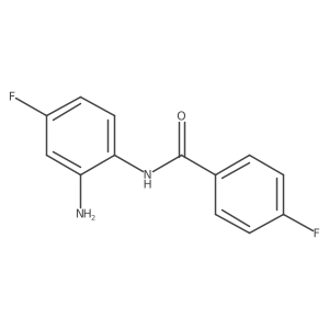 N-(2-Amino-4-fluorophenyl)-4-fluorobenzamide结构式
