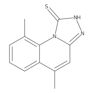 5,9-Dimethyl-[1,2,4]triazolo[4,3-a]quinoline-1-thiol结构式