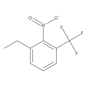 1-Ethyl-2-nitro-3-(trifluoromethyl)benzene Structure