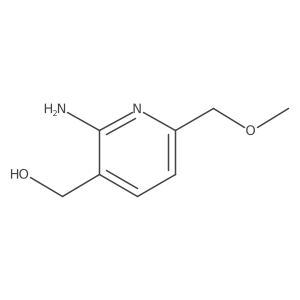 (2-Amino-6-methoxymethyl-pyridin-3-yl)methanol Structure