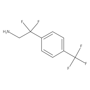 4-Trifluoromethyl-beta, beta-difluorophenethylamine结构式