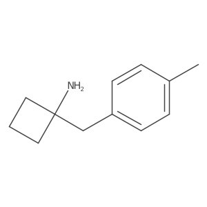1-(4-Methylbenzyl)cyclobutan-1-amine结构式