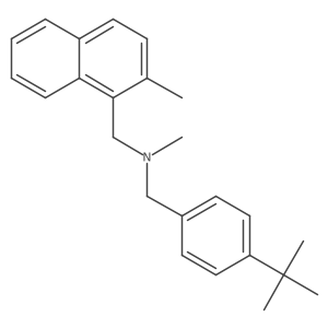 N-[[4-(1,1-Dimethylethyl)phenyl]methyl]-N,2-dimethyl-1-naphthalenemethanamine结构式
