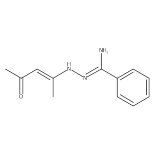 Benzenecarboximidic acid, 2-(1-methyl-3-oxo-1-butenyl)hydrazide, (Z)- Structure
