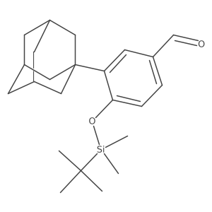 4-Tert-butyldimethylsilyloxy-3-(1-adamantyl)benzaldehyde Structure