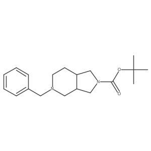 tert-butyl 5-benzylhexahydro-1H-pyrrolo[3,4-c]pyridine-2(3H)-carboxylate结构式