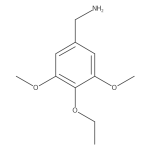 (4-Ethoxy-3,5-dimethoxyphenyl)methanamine Structure