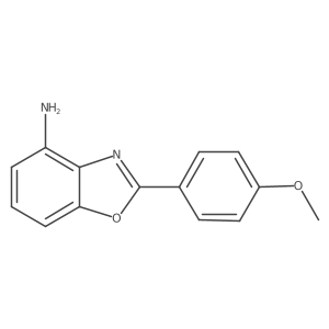 2-(4-Methoxyphenyl)-4-benzoxazolamine Structure
