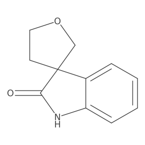 4,5-Dihydro-2H-spiro[furan-3,3'-indolin]-2'-one Structure