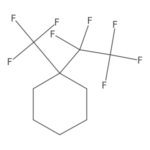 1-(Pentafluoroethyl)-1-(trifluoromethyl)cyclohexane Structure