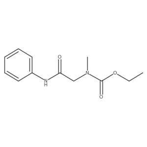 Ethyl methyl(2-oxo-2-(phenylamino)ethyl)carbamate结构式