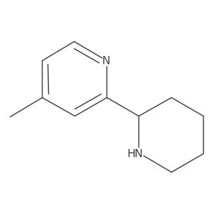 (S)-4-Methyl-2-(piperidin-2-yl)pyridine结构式