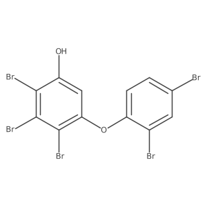 2,3,4-Tribromo-5-(2,4-dibromophenoxy)phenol结构式