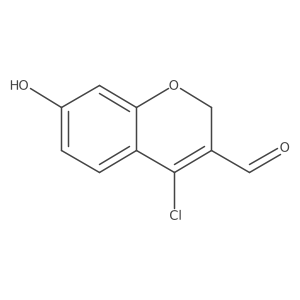 4-chloro-7-hydroxy-2H-chromene-3-carbaldehyde结构式