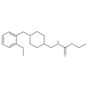 Ethyl ((1-(2-(methylthio)benzyl)piperidin-4-yl)methyl)carbamate Structure