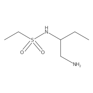 N-[1-(Aminomethyl)propyl]ethanesulfonamide结构式