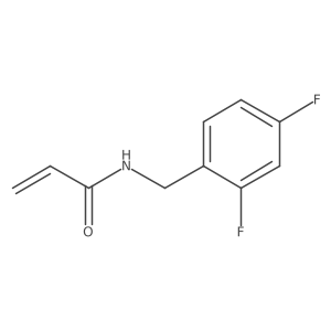 N-[(2,4-difluorophenyl)methyl]prop-2-enamide结构式