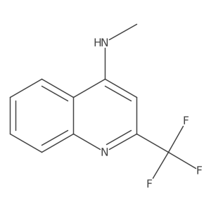 N-methyl-2-(trifluoromethyl)quinolin-4-amine结构式