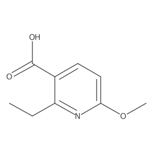 2-Ethyl-6-methoxynicotinic acid Structure