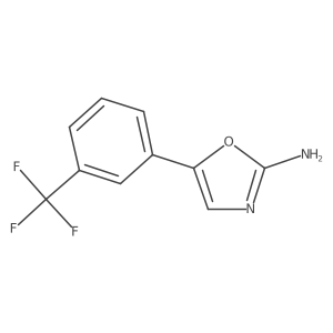 5-(3-(Trifluoromethyl)phenyl)oxazol-2-amine Structure
