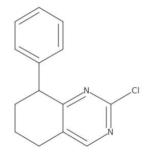 2-Chloro-8-phenyl-5,6,7,8-tetrahydroquinazoline结构式