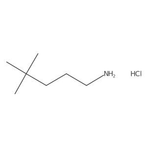 4,4-Dimethylpentan-1-amine hydrochloride Structure