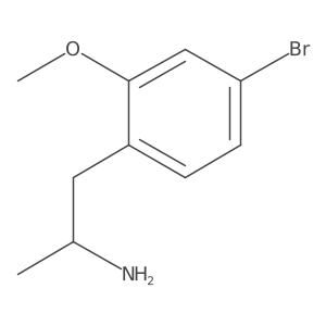 (2R)-1-(4-bromo-2-methoxyphenyl)propan-2-amine Structure