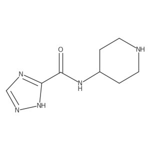 N-piperidin-4-yl-1H-1,2,4-triazole-5-carboxamide Structure