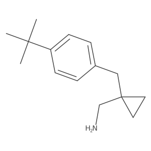 (1-(4-(Tert-butyl)benzyl)cyclopropyl)methanamine Structure