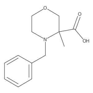 4-Benzyl-3-methylmorpholine-3-carboxylic acid Structure