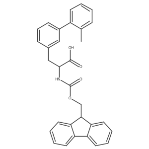 Fmoc-3-(2-methylphenyl)-DL-phenylalanine Structure