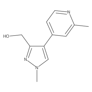 1-Methyl-4-(2-methyl-4-pyridinyl)-1h-pyrazole-3-methanol Structure
