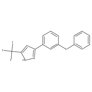 3-(3-phenoxyphenyl)-5-(trifluoromethyl)-1H-pyrazole Structure