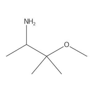 (R)-3-Methoxy-3-methylbutan-2-amine Structure